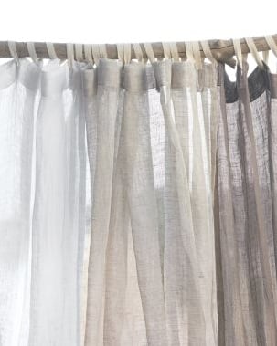 Steal Of The Day Eileen Fisher Sheer Linen Shower Curtain