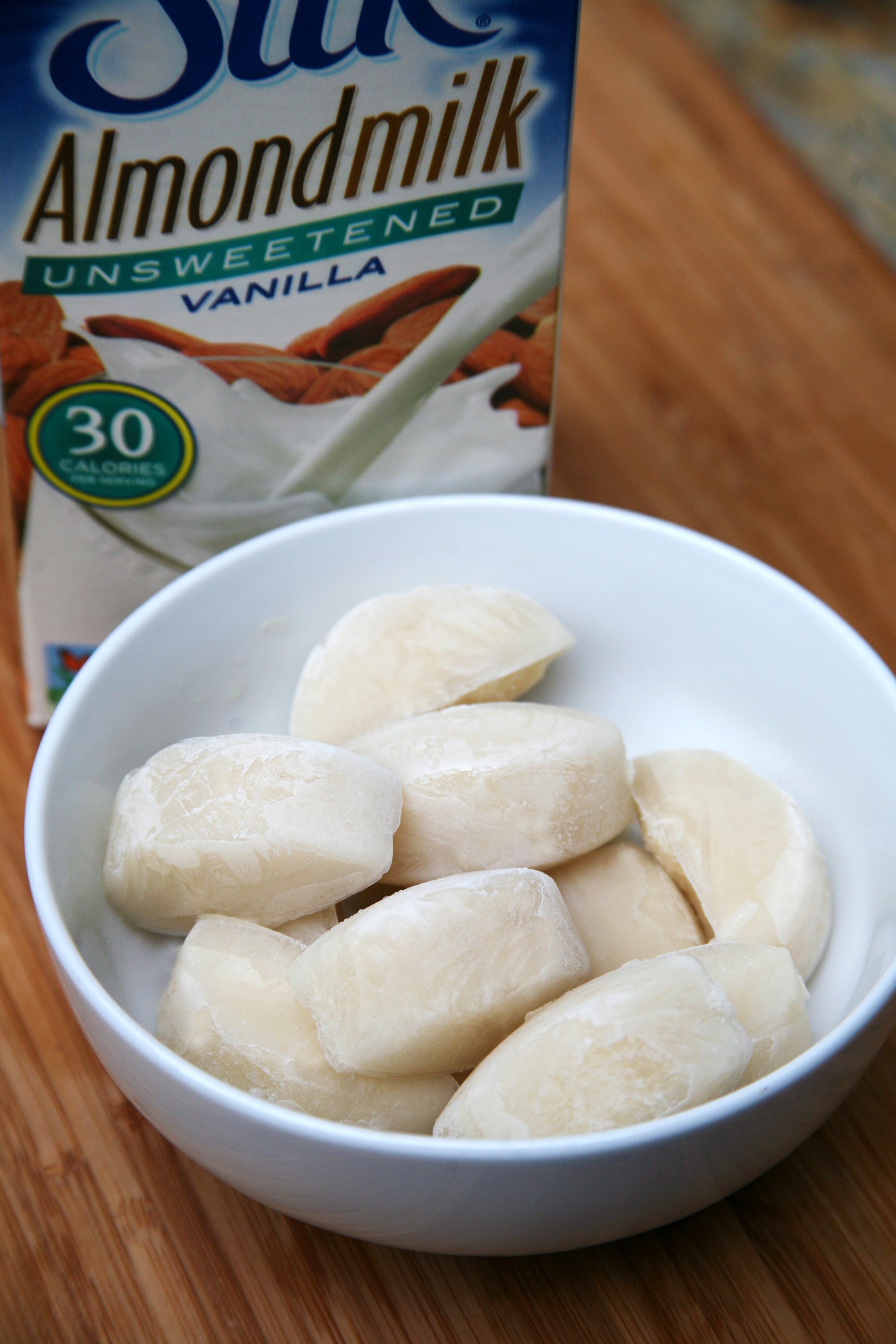 Almond Milk Ice Cubes POPSUGAR Fitness