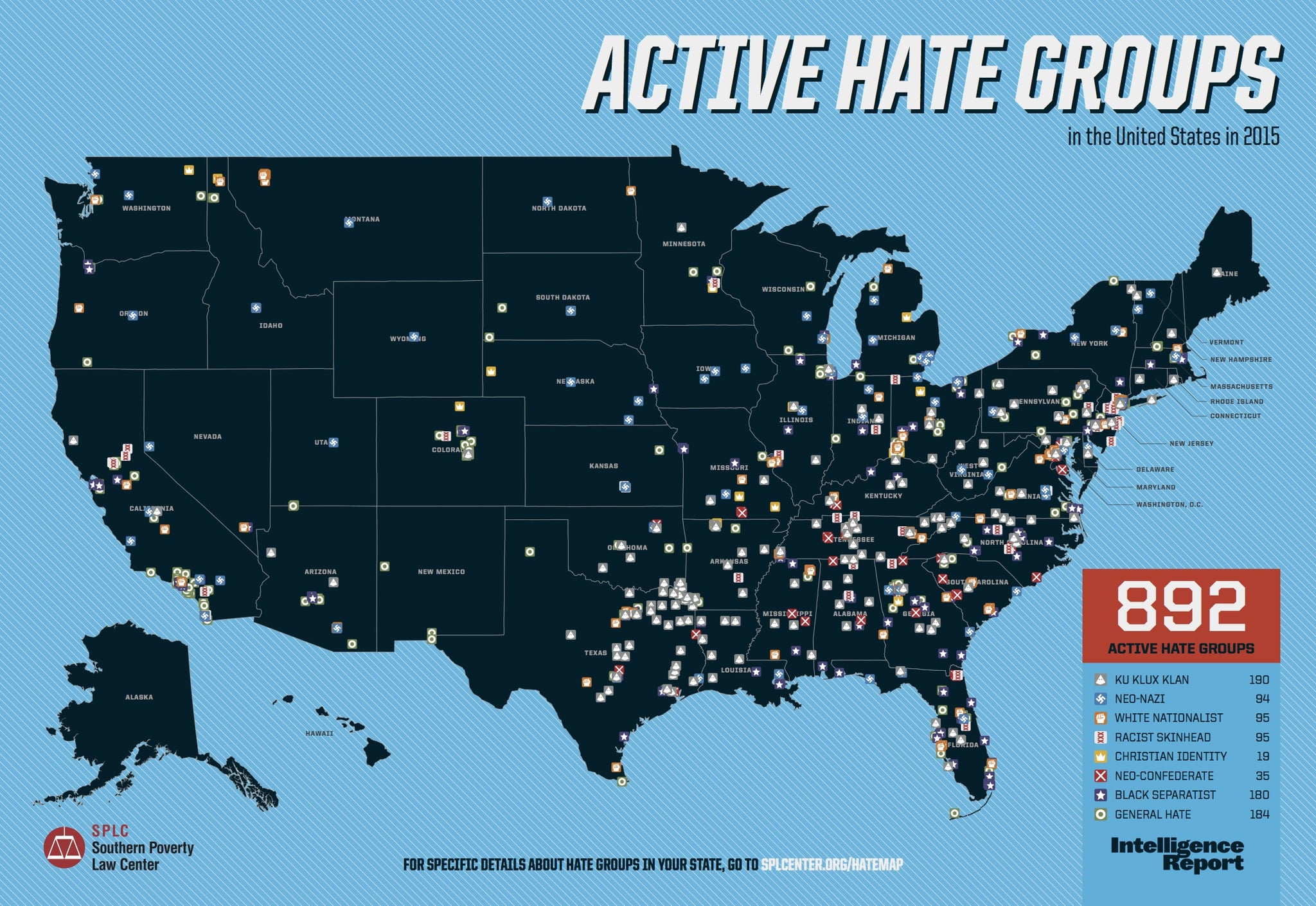 Number of Hate Groups in America POPSUGAR News