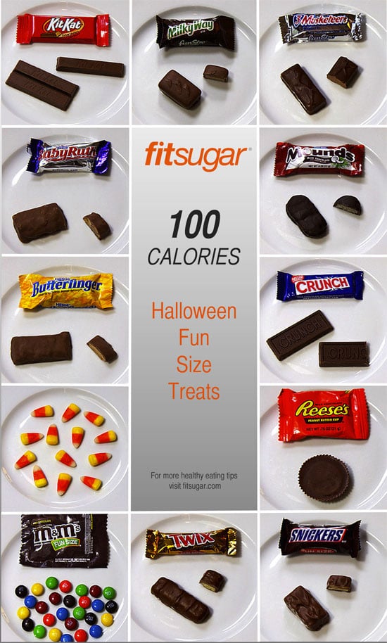 100Calories Halloween Candy Poster POPSUGAR Fitness