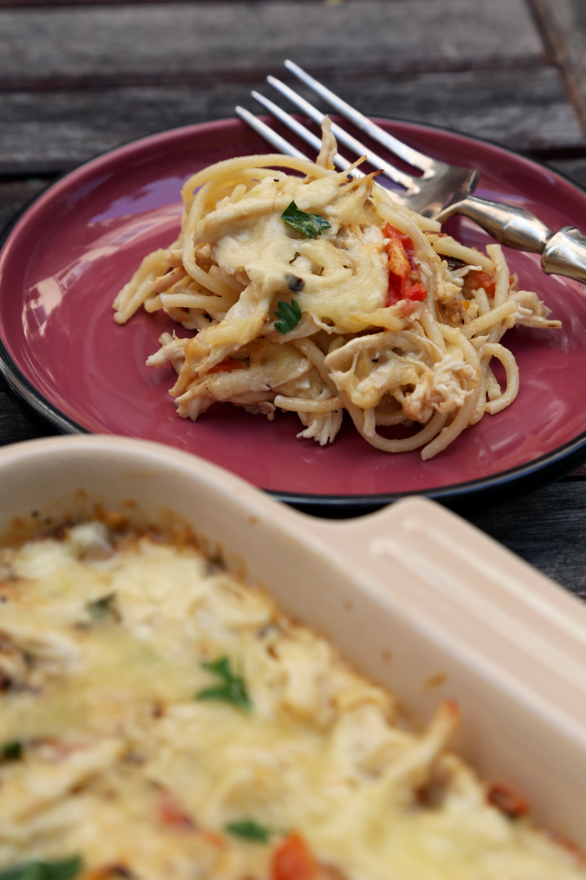 Chicken Spaghetti Casserole Recipe | POPSUGAR Food