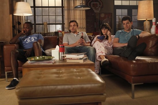 visit new girl set