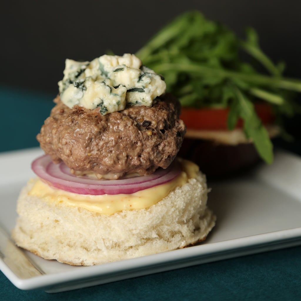 Blue Cheese Burger Recipe POPSUGAR Food