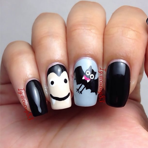 Darling Dracula | 102 Halloween Nail Art Ideas That Are Better Than ...
