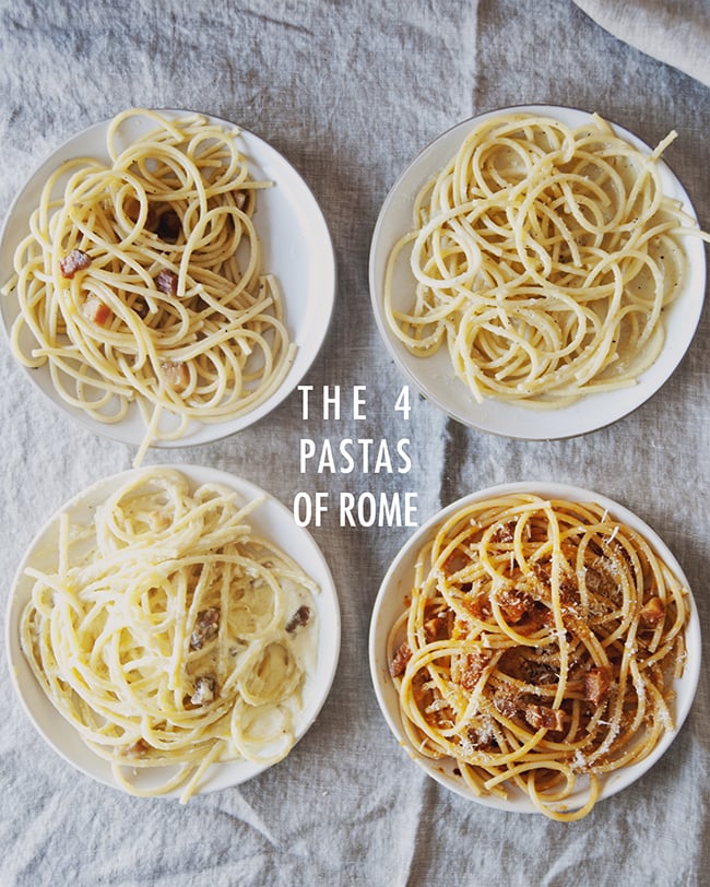 The Four Pastas of Rome | POPSUGAR Food
