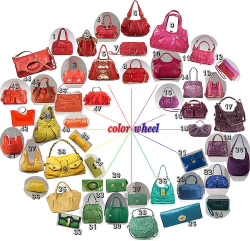 Bright Bags for Summer on The Color Wheel by Platinum Blonde Life ...