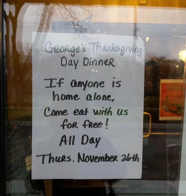 Michigan Restaurant Owner Offers Free Thanksgiving Dinner POPSUGAR Tech