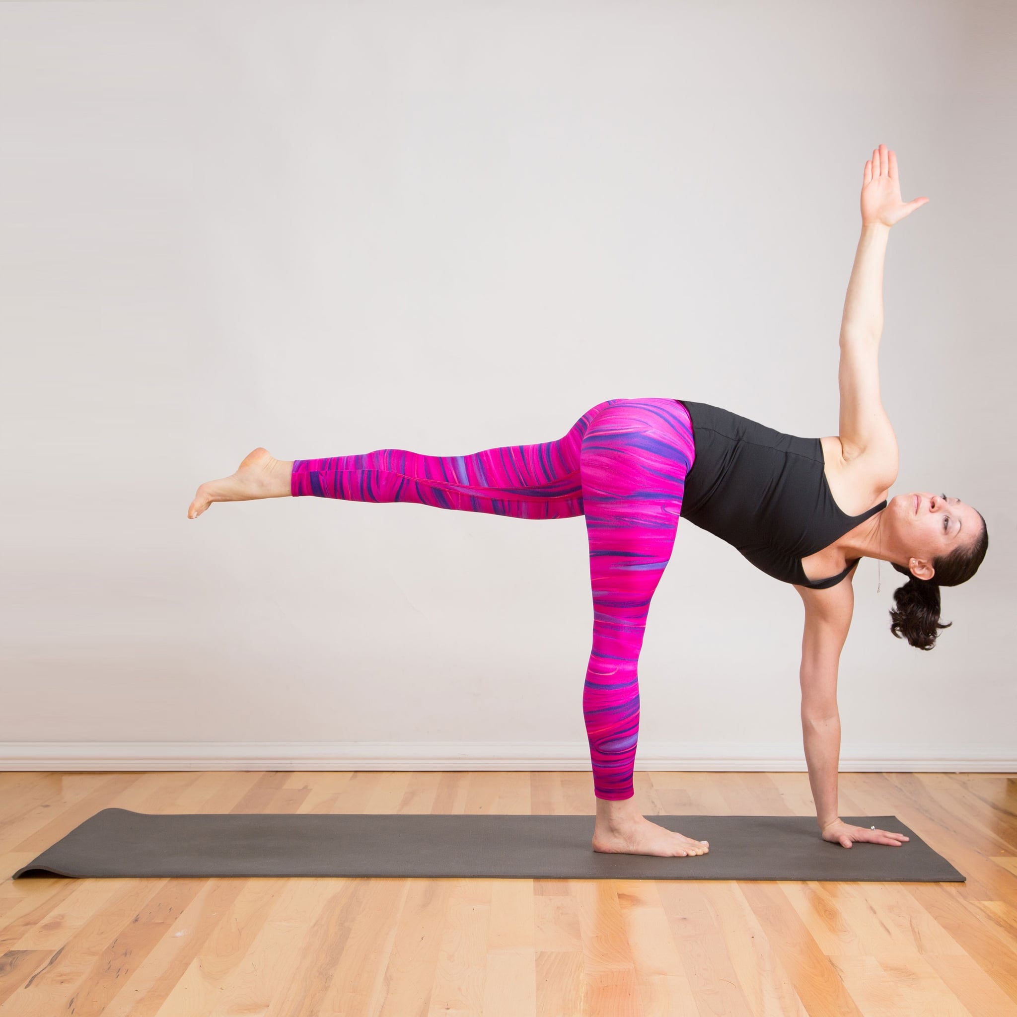 How To Do Rotated Half Moon Pose Popsugar Fitness Australia