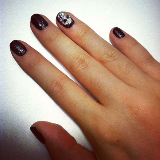 Skull Nail Art For Halloween | POPSUGAR Beauty