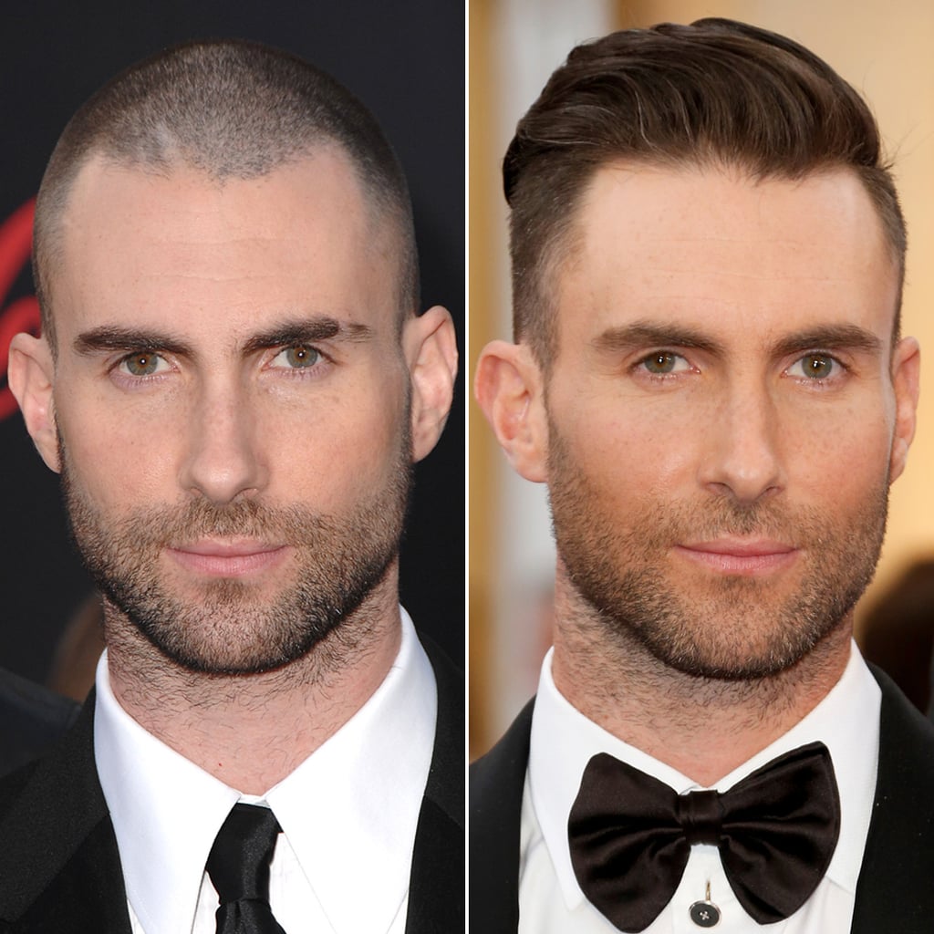 Male Celebrities With Hair vs. Shaved Heads | POPSUGAR Beauty UK