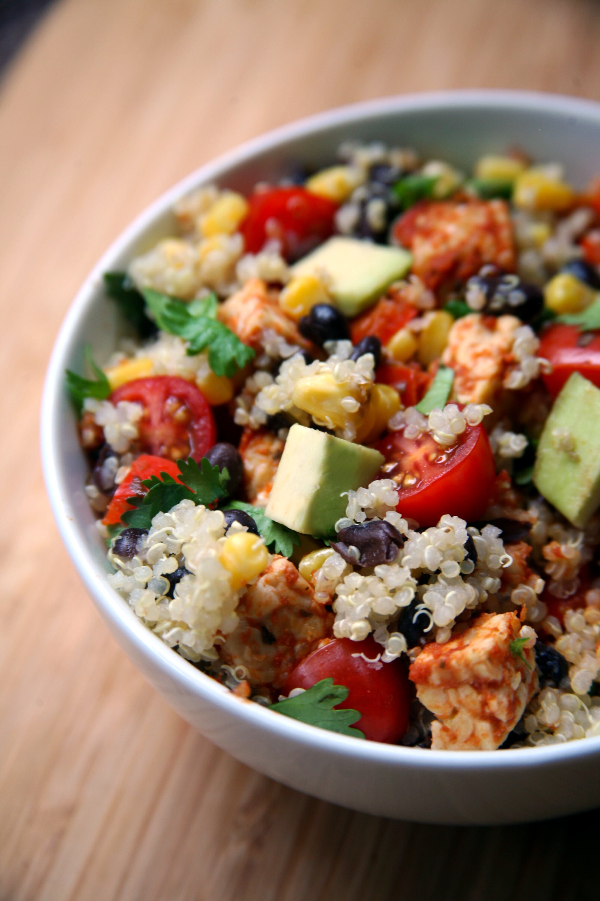 Mexican Tempeh Quinoa Salad | POPSUGAR Fitness