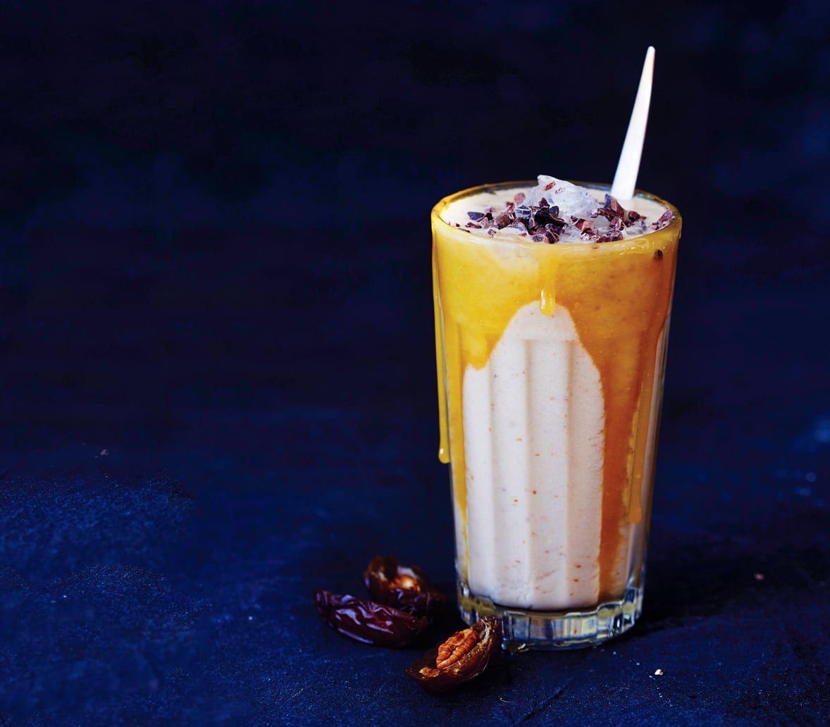 Salted Carmel Protein Smoothie POPSUGAR Fitness