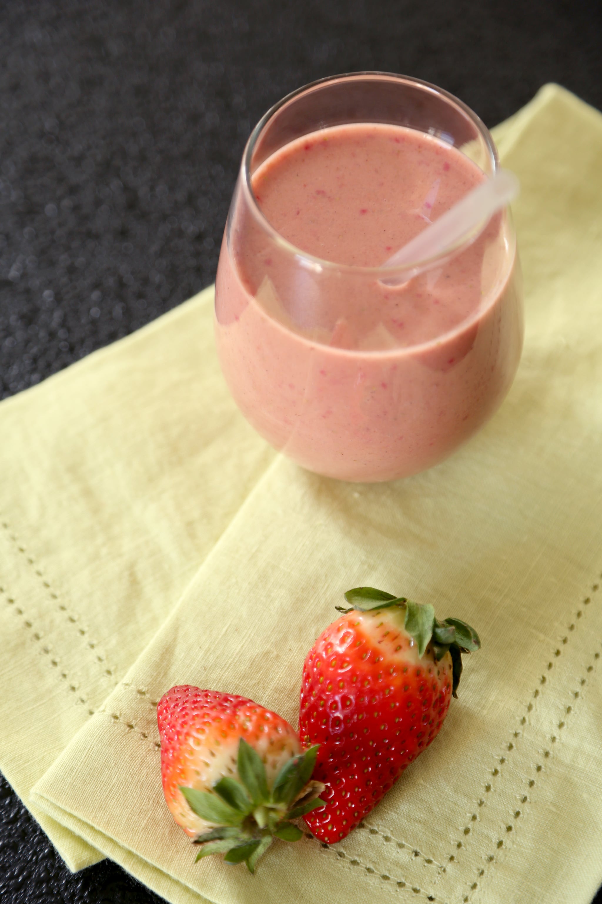 Easy Strawberry Smoothie Recipe Popsugar Food 