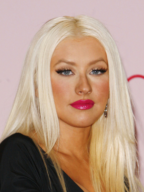 Photo of Christina Aguilera at Inspire Perfume Launch with Bleach ...